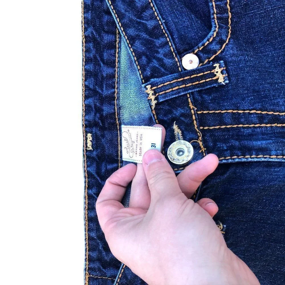 True Religion Jeans Size 31 Blue - Picture 6 of 10